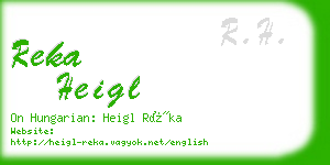 reka heigl business card